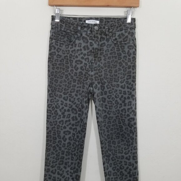 Good American High Rise Animal Prints Jeans Size 2/26 - Picture 2 of 6